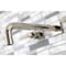 Kingston Brass KS6026ML Wall Mount Tub Faucet, Polished Nickel KS6026ML - alternate 2